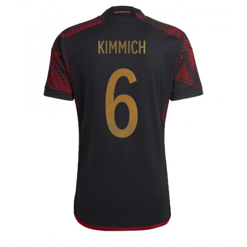 Moški Nogometni dresi Nemčija Joshua Kimmich #6 Gostujoči SP 2022 Kratek Rokav